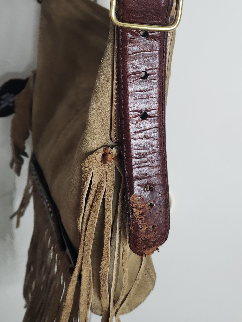 ✨️Coach Suede Fringe Shoulder Bag 🤎 Custom Western - Picture 6 of 16